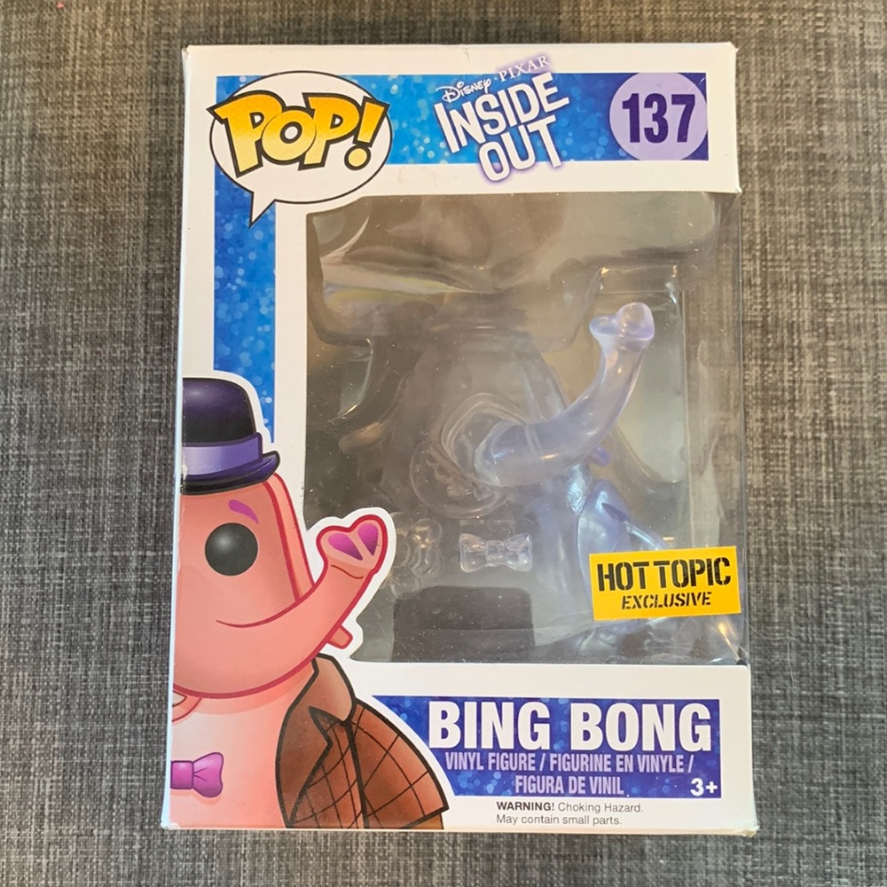 Hot Topic Exclusive - Disney Pixar Inside Out - Invisible Bing Bong 137